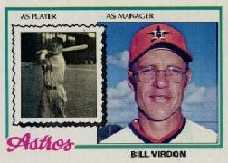 1978 Topps Baseball Cards      279     Bill Virdon MG